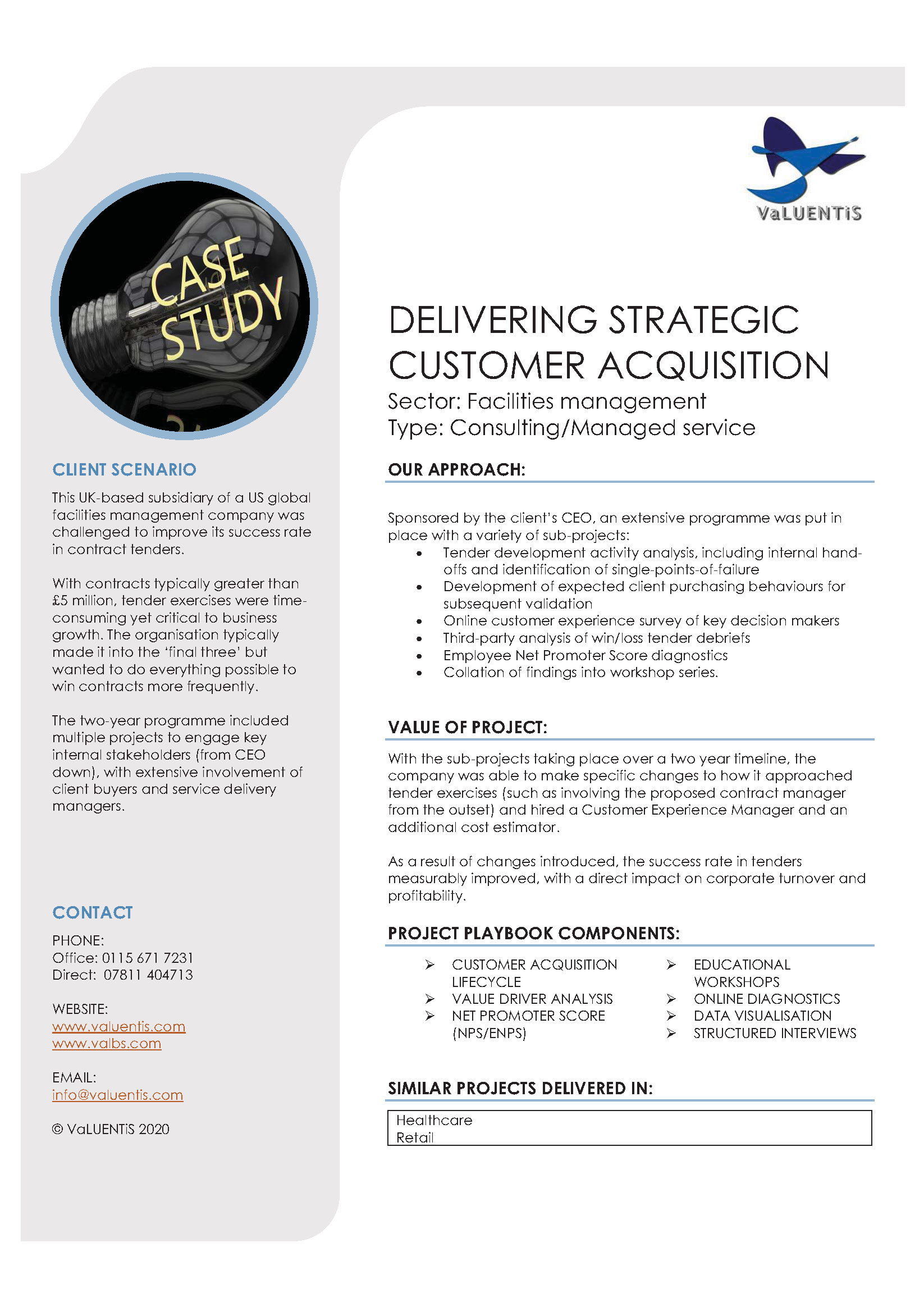 Delivering Strategic Customer Acquisition