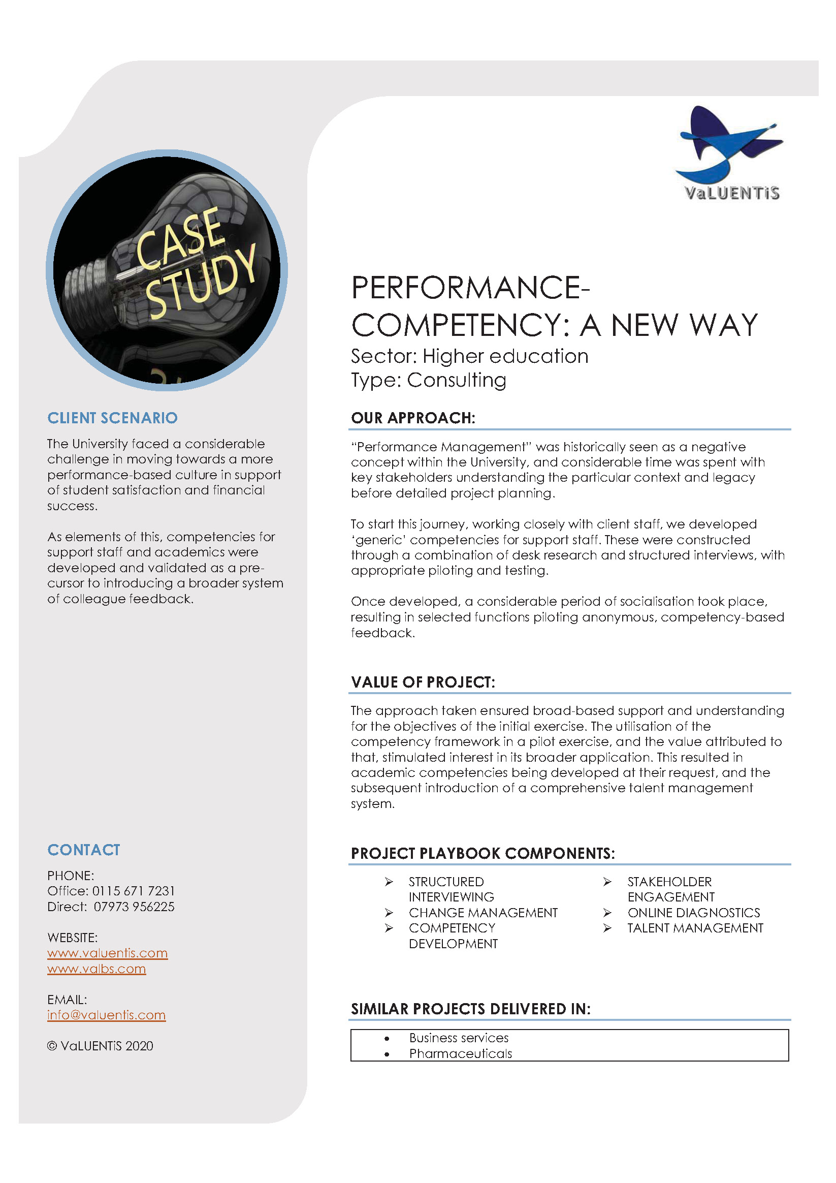 Performance Competency - A New Way